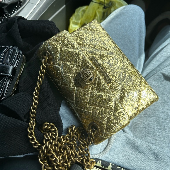 Kurt Geiger Handbags - I am selling this beautiful Gold Kurt Geiger mini crossbody bag
